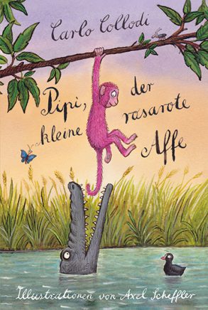 Cover: Carlo Collodi, Pipi, der kleine rosarote Affe